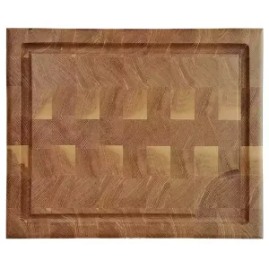 Skærebræt 121 ask med saftrand og reservoir. 31 x38 cm.