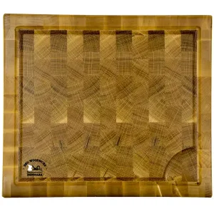 Skærebræt af eg og ahorn.