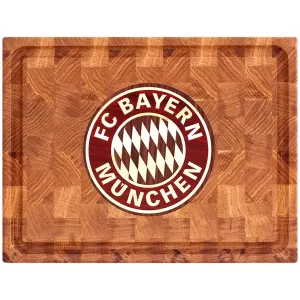 Skærebræt med Bayer München logo.