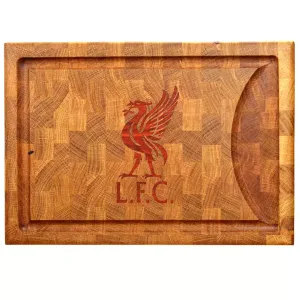 Skærebræt med simplet Liverpool logo.