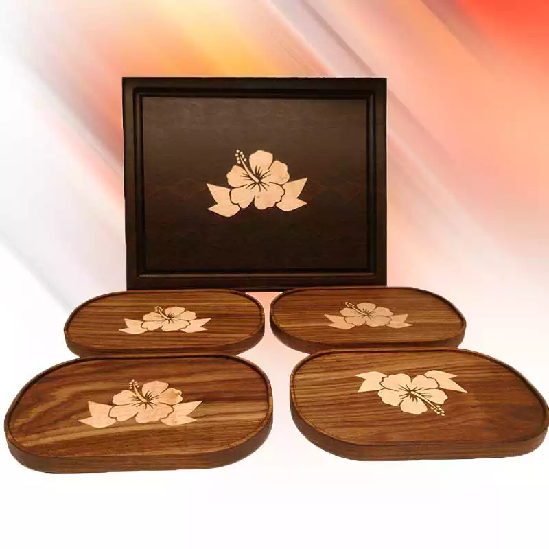 Serveringsbrætter Og Skærebræt Med Blomst