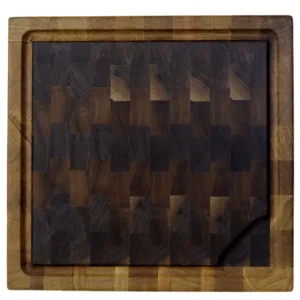 Skærebræt af valnød og eg