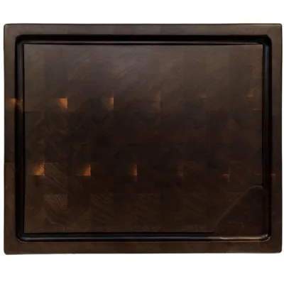 Skærebræt 390 i valnød 36x45cm - front