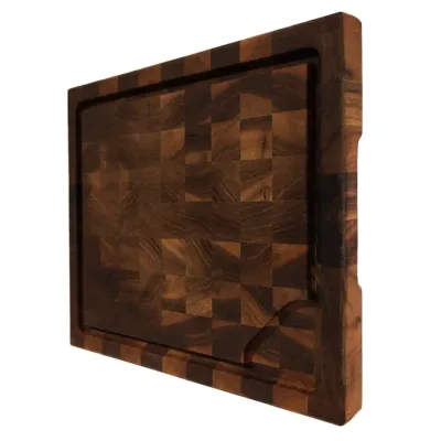 Skærebræt 407 i valnød 36x45cm- side