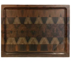 Skærebræt af valnød - 35x35 - Front