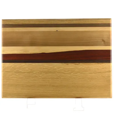 Serverings bræt nr. 132 - 310x430x17 - eg, valnød og paduak