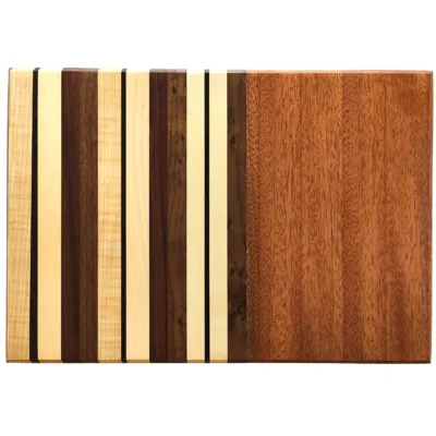 Serverings bræt nr. 186 - 28x40x15 af mahogni, valnød, ask og ahorn