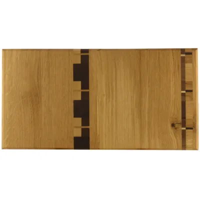 Serverings bræt nr 192- 23x45x15 af eg, valnød og ahorn