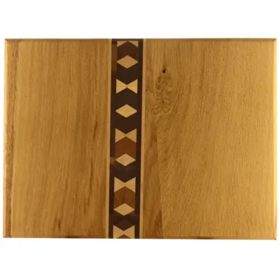 Serverings bræt nr 197- 28x39x13 af eg, valnød og ahorn