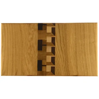 Serverings bræt nr 198- 22x40x13 af eg, røget eg og ahorn